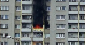 Pożar mieszkania w Raciborzu. Cztery osoby poszkodowane
