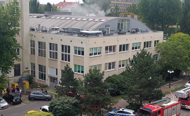 Pożar na AGH w Krakowie. Ewakuowano 20 osób