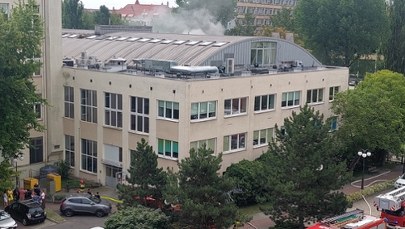 Pożar na AGH w Krakowie. Ewakuowano 20 osób