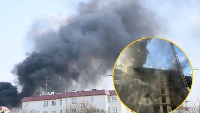 Pożar na Białołęce opanowany. Jedna osoba w szpitalu