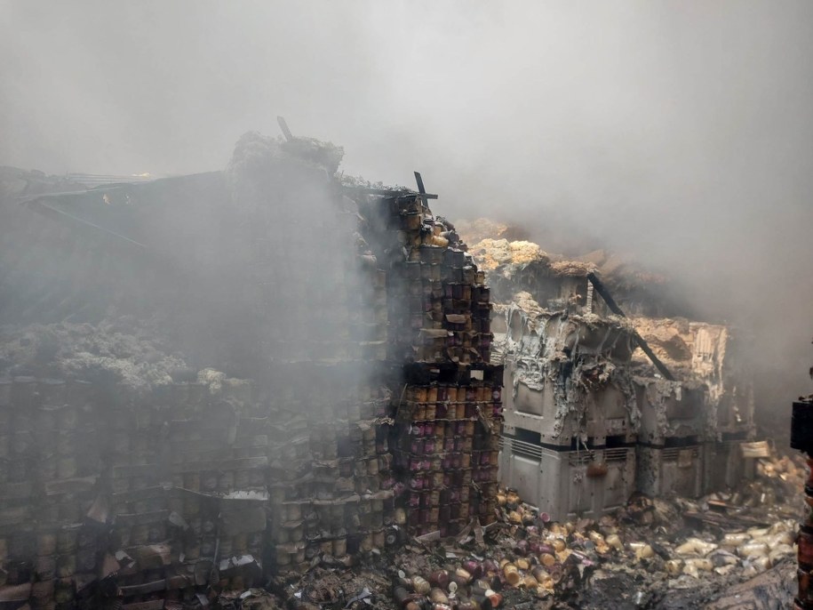 Pożar na Dolnym Śląsku /OSP KSRG STARA GÓRA /