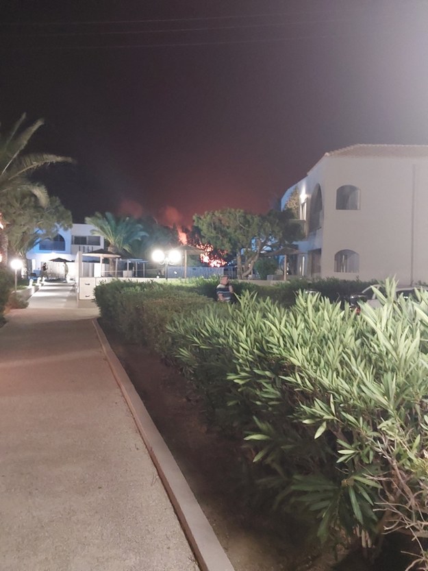 Pożar na greckiej wyspie Kos /Gorąca Linia RMF FM