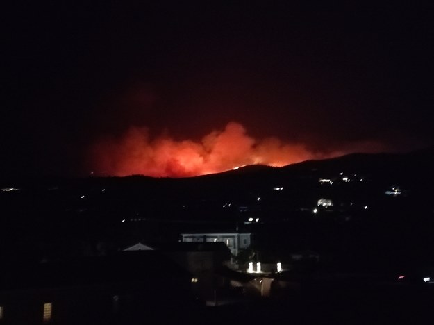 Pożar na Korfu (fot. Michał Kruk) /Gorąca Linia RMF FM