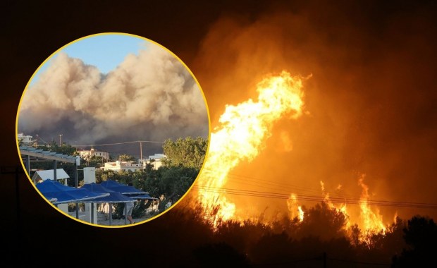 Pożar na Krecie wymknął się spod kontroli. Co z polskimi turystami? 