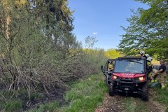 Pożar na pograniczu polsko-słowackim