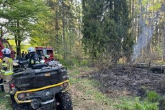 Pożar na pograniczu polsko-słowackim