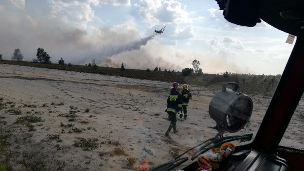 Pożar na poligonie /Gorąca Linia RMF FM