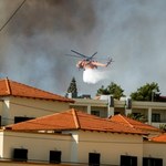 Pożar na Rodos gwałtownie zmienił kierunek. Sytuacja jest bardzo trudna