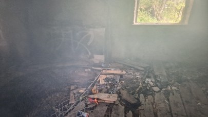 Pożar na szczycie Nosala. Paliła się nieczynna stacja wyciągu