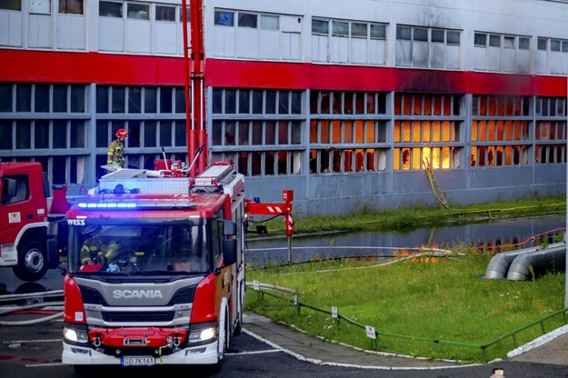 Pożar na terenie Portu Gdańsk (14 lipca) /Piotr Hukalo /East News