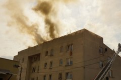 Pożar na warszawskiej Pradze Południe