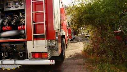 Pożar na warszawskiej Pradze Południe