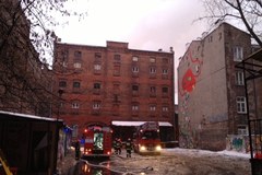 Pożar na warszawskiej Pradze
