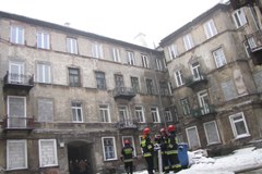 Pożar na warszawskiej Pradze