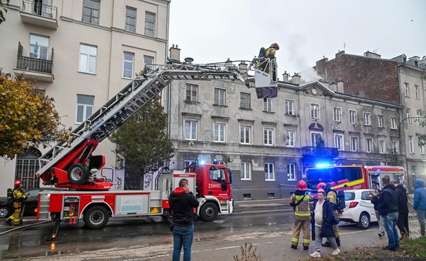 Pożar na warszawskiej Woli. W kamienicy znaleziono zwęglone ciało