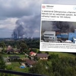 Pożar najpotężniejszej czeskiej elektrowni węglowej. Powietrze po polskiej stronie granicy w normie