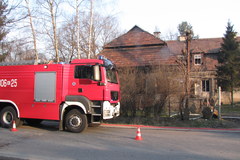 Pożar noclegowni w Krakowie