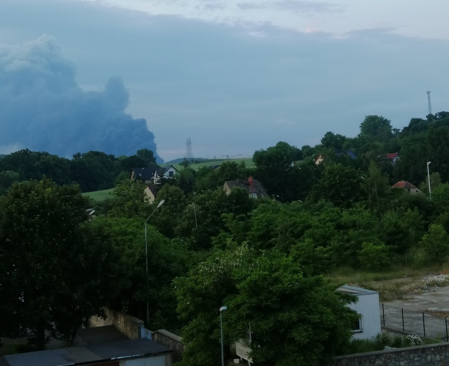 Pożar o poranku był widoczny z dużej odległości /Słuchacz /Gorąca Linia RMF FM
