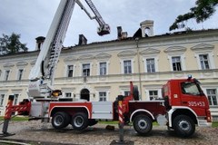 Pożar pałacu w Konarzewie