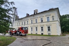 Pożar pałacu w Konarzewie