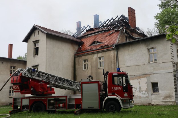 Pożar pałacu /Bartłomiej Paulus