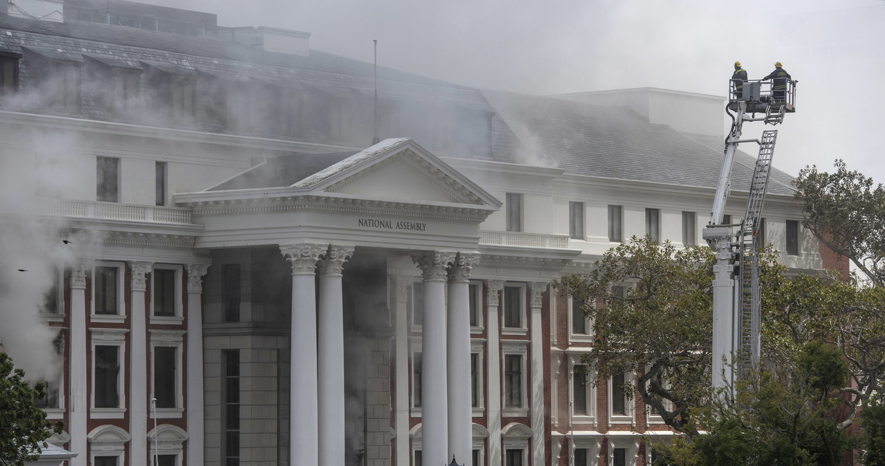 Pożar parlamentu RPA