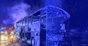 Pożar polskiego autokaru na Słowacji. Jedna osoba nie żyje