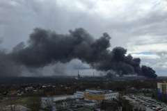 Pożar pralni na granicy Będzina i Sosnowca 