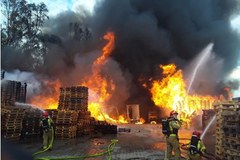 Pożar przy ul. Starorudzkiej w Łodzi