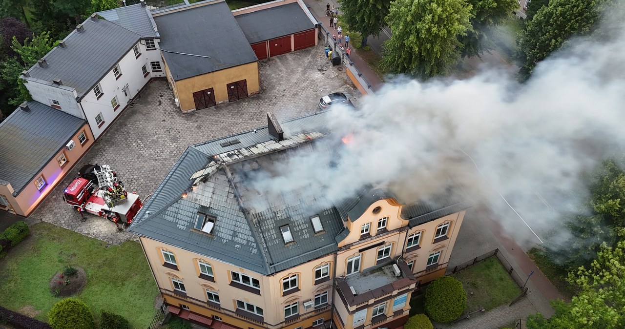 Pożar przychodni w Białogardzie. Galeria