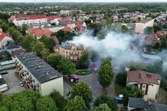 Pożar przychodni w Białogardzie. Galeria