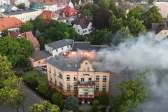 Pożar przychodni w Białogardzie. Galeria