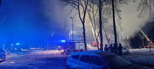 Pożar pustostanu w Bytomiu /Gorąca Linia RMF FM