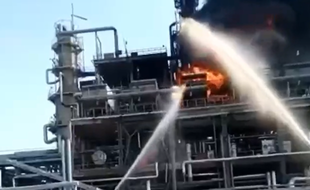 Pożar rafinerii w Rosji. Zakład został zaatakowany przez drony