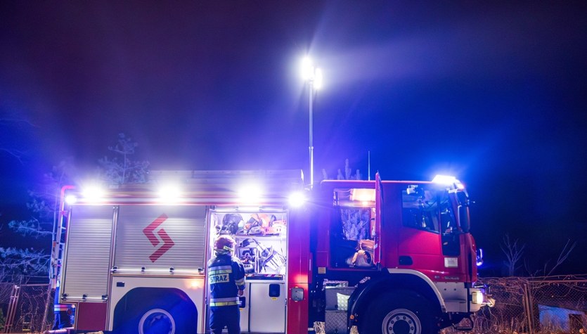 Pożar restauracji koło Gorzowa Wlkp. Ogień pojawił się na poddaszu