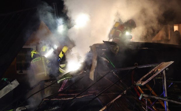 Pożar restauracji na Krupówkach w Zakopanem