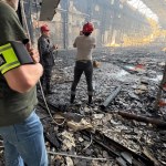 Pożar sali zabaw w Gorzowie Wielkopolskim. Część konstrukcji dachu się zawaliła