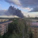 Pożar składowiska odpadów i hali w Piotrkowie Trybunalskim