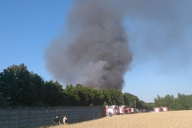 Pożar składowiska odpadów w Mostkach /Gorąca Linia RMF FM