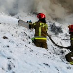 Pożar składowiska odpadów w Tychach. Apel o zamknięcie okien