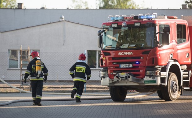 Pożar składowiska odpadów w Wielkopolsce. Wydano alert RCB