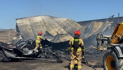 Pożar składowiska opon w Wielkopolsce. Jest apel do mieszkańców