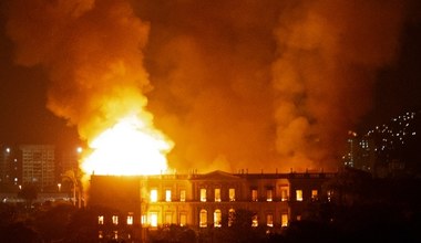 Pożar słynnego muzeum w Rio de Janeiro