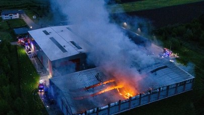 Pożar sortowni śmieci w Przemyślu