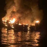 Pożar statku u wybrzeży Kalifornii. 25 ofiar śmiertelnych