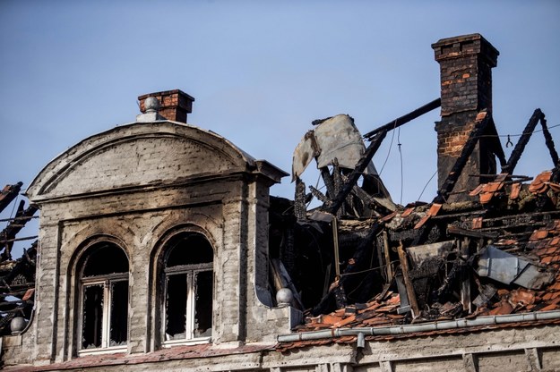 Pożar strawił pomieszczenia należące do fundacji /Maciej Kulczyński /PAP