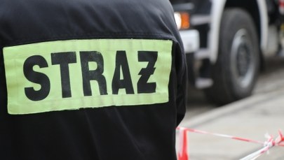 Pożar strzelnicy w Rzeszowie