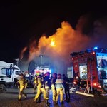 Pożar studia Alvernia Planet. Kilkadziesiąt osób ewakuowano