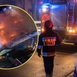 Pożar supermarketu w Grodzisku Mazowieckim. Zawalił się dach