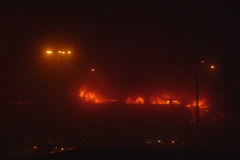 Pożar supermarketu w Wągrowcu